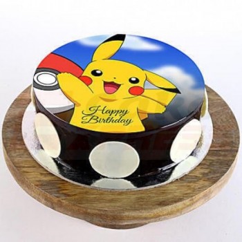 Pikachu Photo Cake