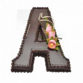 A Alphabet Cake