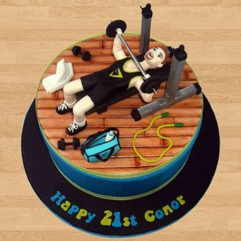 Birthday Gym Cake