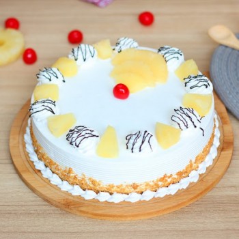 Eggless Pinapple Cake