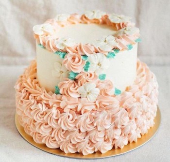 2 Tier Anniversary Cake