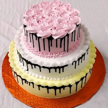 3 Tier Beautiful Cake