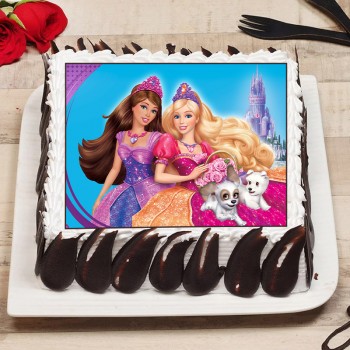 Barbie Photo cake