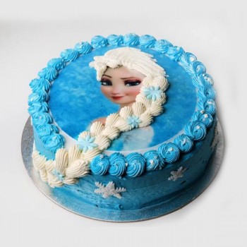 Elsa Princess Cream Cake