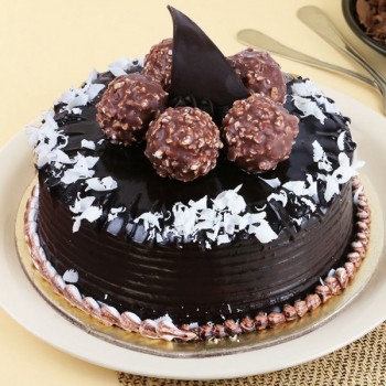 Eggless Choco Ferrero Cake