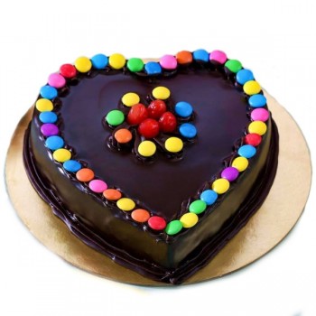 Heart of Gems Truffle Cake