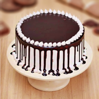 Eggless Swiss Choco Vanilla Cake