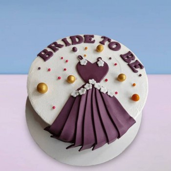 Exquisite Bride to Be Cake