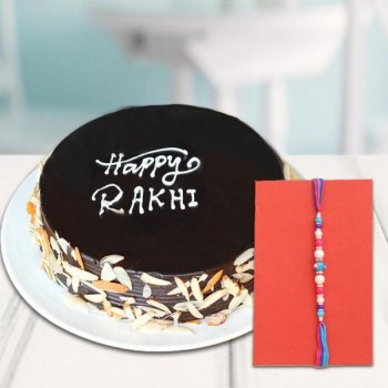 Truffle Almond Cake with Rakhi