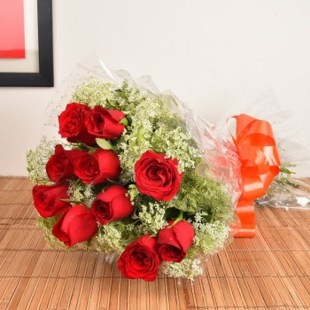 10 Red Roses