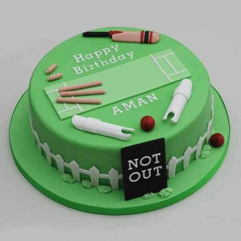 Cricket Fondant Cake
