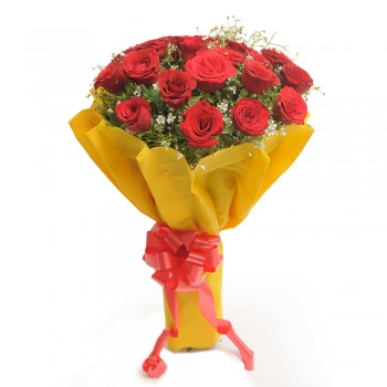 15 Red Roses Bunch