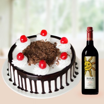 Half Kg Blackforest n Wine