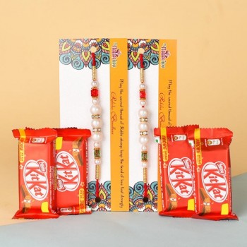 Rakhi with Kitkat