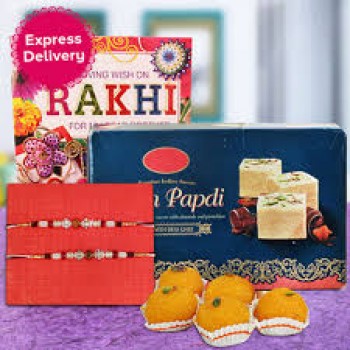 2 Rakhi Soan Papdi n Ladoo