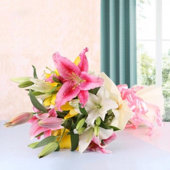 Asiatic Lilies Bouquet