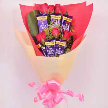 Roses with Cadbury