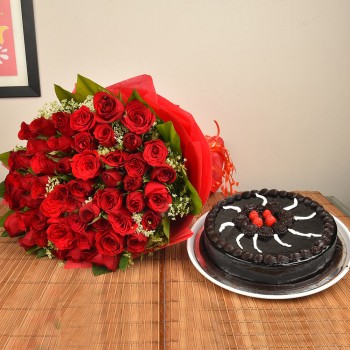 50 Red Roses n Truffle