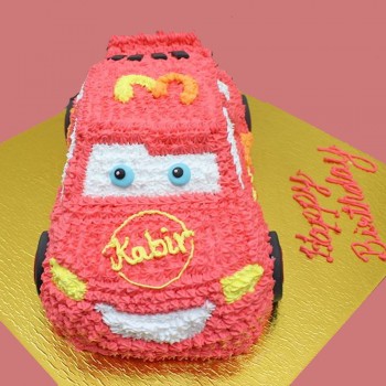 Mcqueen Car Shape Cake