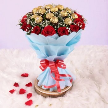 Premium Ferrero Roses Bouquet